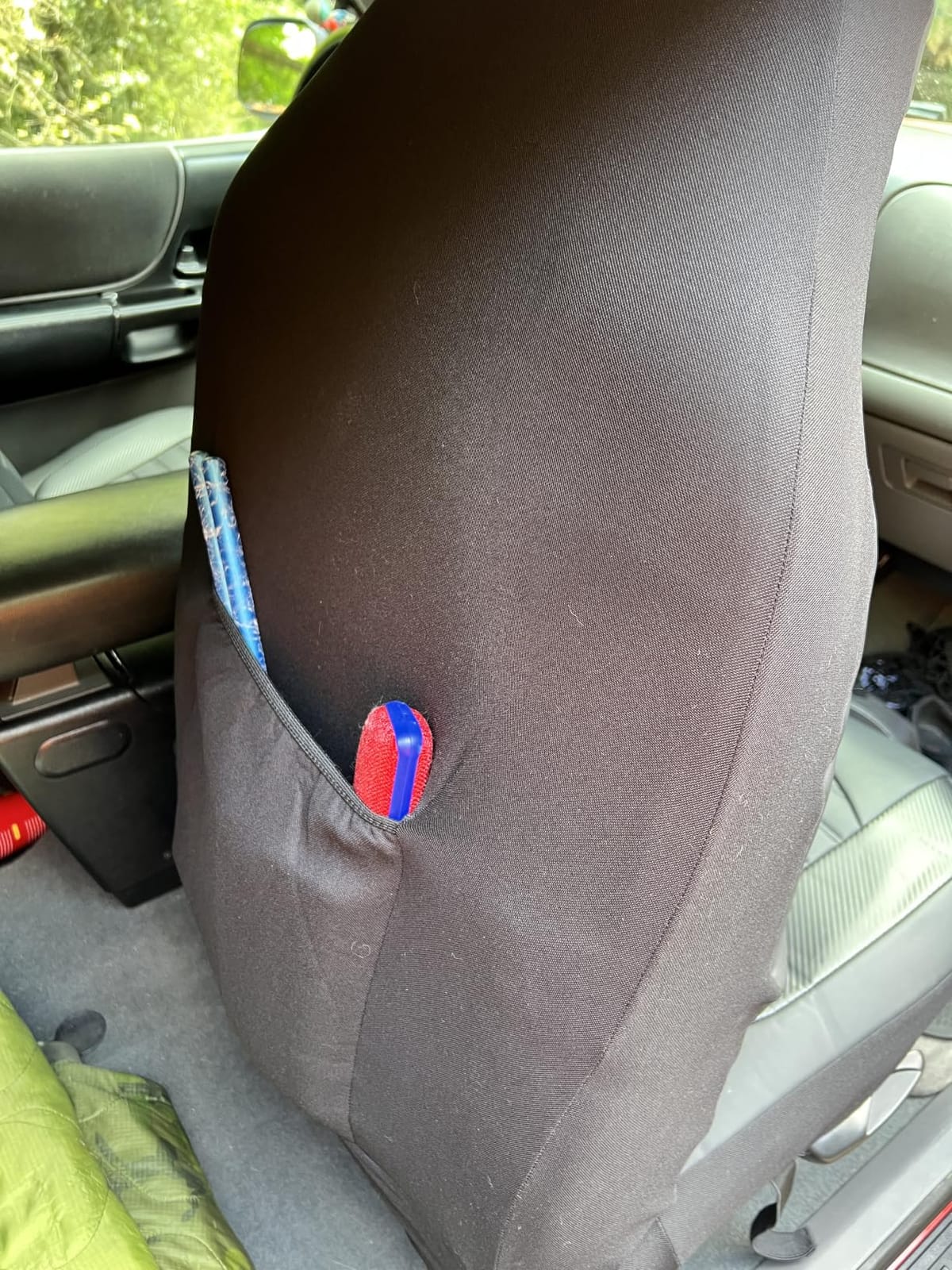 Skechers Memory Foam Car Seat Covers, Leather High Back Seat Covers Quilting Design,Waterproof Sports Car Seat Covers Front Seats,Airbag Compatible Universal Fit for Most Cars, SUVs,Trucks,Black customer photo 1