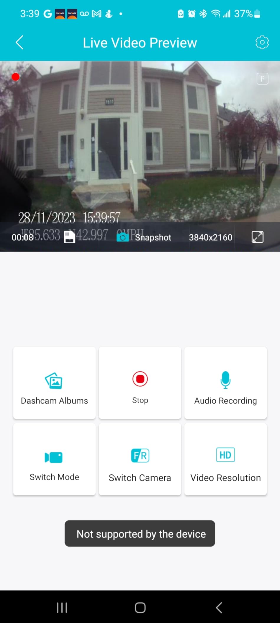 OMBAR T1 4K 3-Channel Dash Cam, STARVIS 2, 128GB Card, WiFi, GPS, HDR customer photo 2