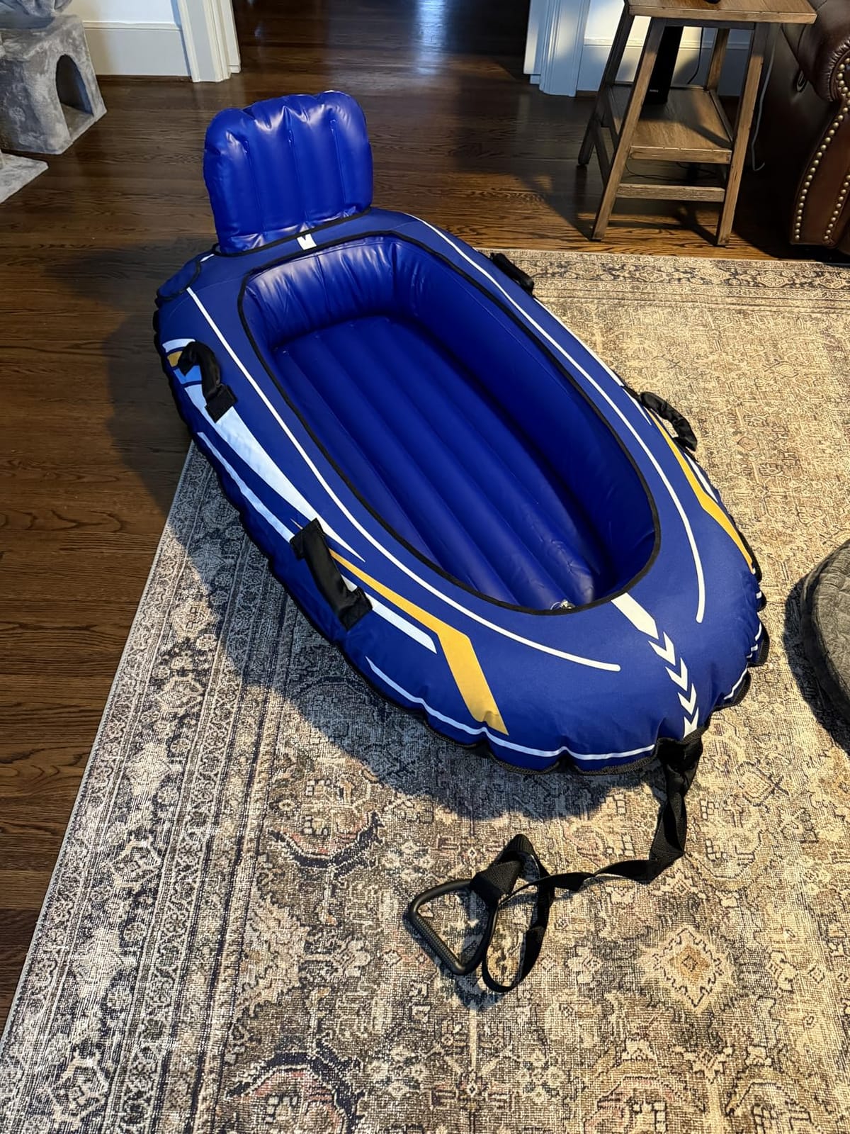 2 Person Snow Sled, Inflatable Heavy Duty Snow Tube for Kids & Adults customer photo 2