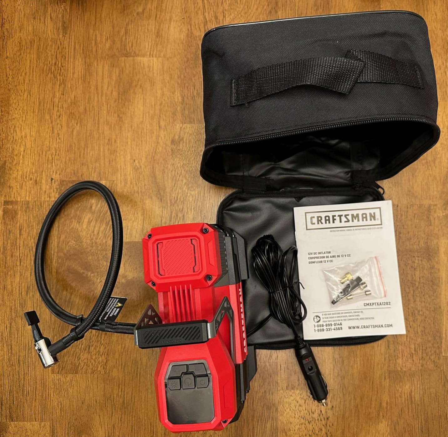 CRAFTSMAN Portable 12V Tire Inflator with Digital Gauge & Auto Shut-Off customer photo 1
