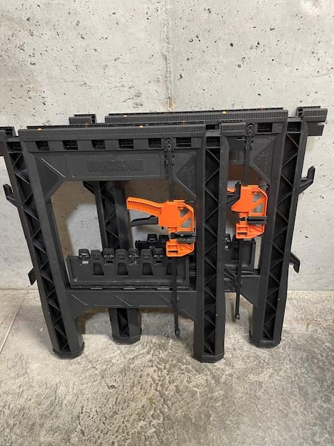 WORX Clamping Sawhorses,7 Inch Metal Triangle Ruler Included, WX065.3 customer photo 2
