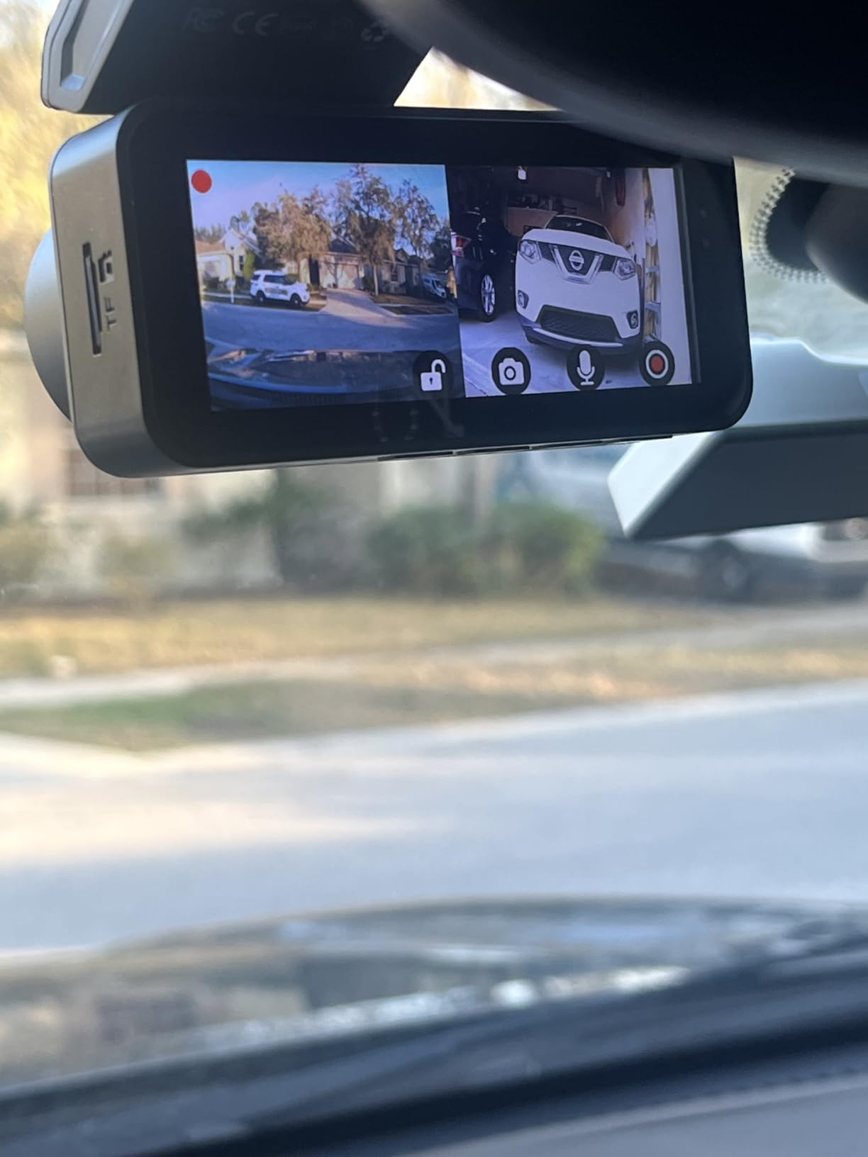 Dash Cam 2.5K Front Rear 64GB WiFi GPS 160° Night Vision customer photo 1