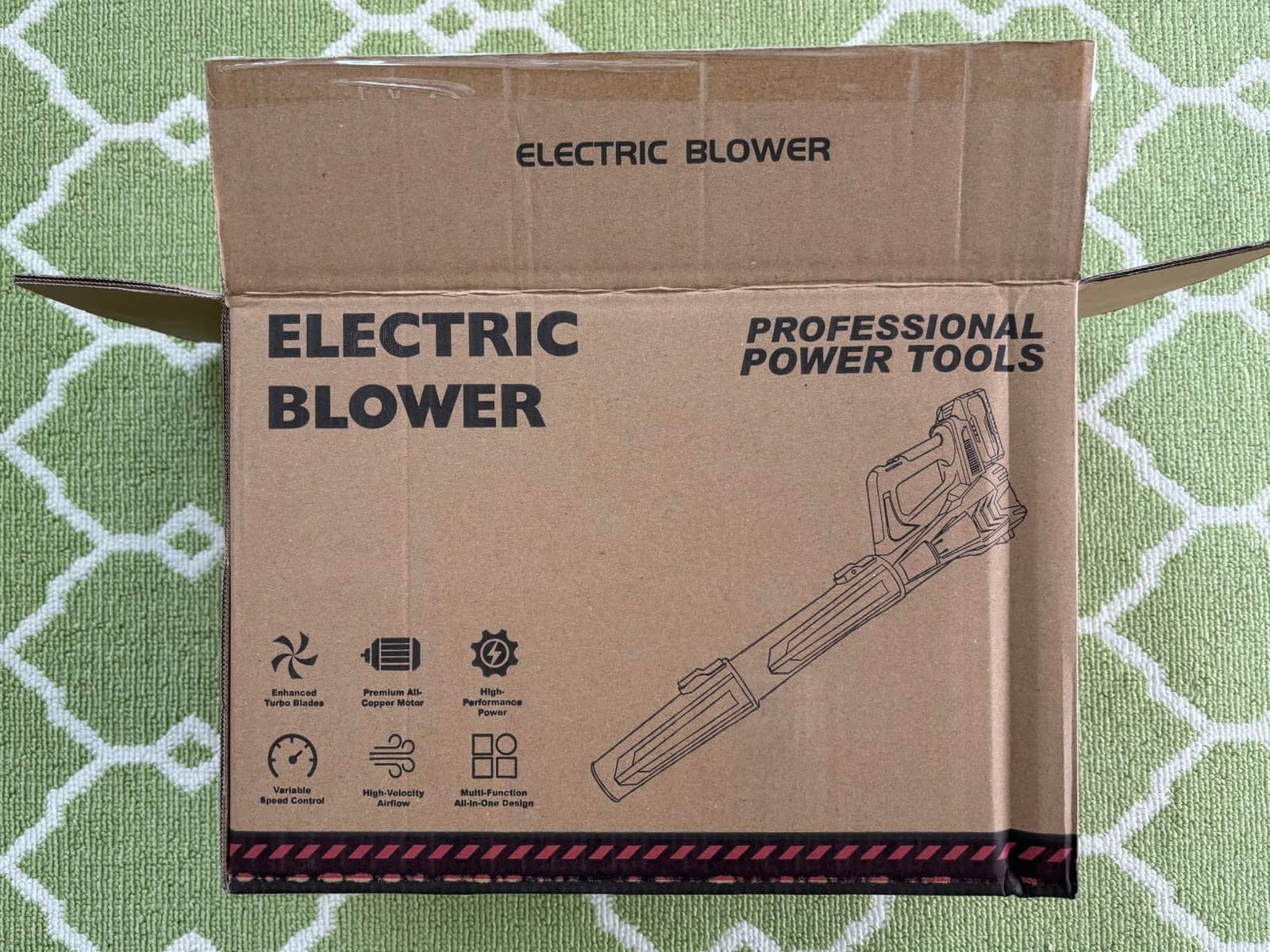 Electric Leaf Blower Cordless with Battery and Charger for Lawn Care Small customer photo 2