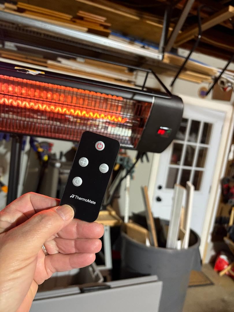 ThermoMate Outdoor Patio Heater 1500W 120V Plug-in, Infrared Carbon Fiber customer photo 2