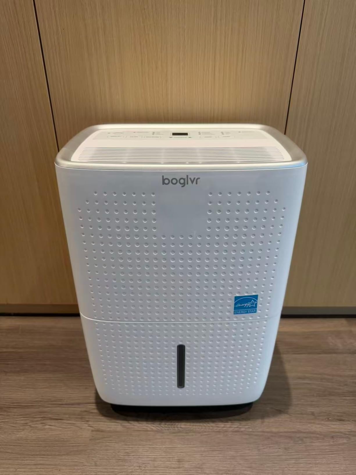 6000 Sq.Ft. Energy Star Dehumidifier for Basement, Max 100Pint/Day Smart WiFi Dehumidifier with Drain Hose, Voice & APP Control, Adjustable Humidistat for Home, Bedroom, Bathroom, Garage, RV(White) customer photo 1