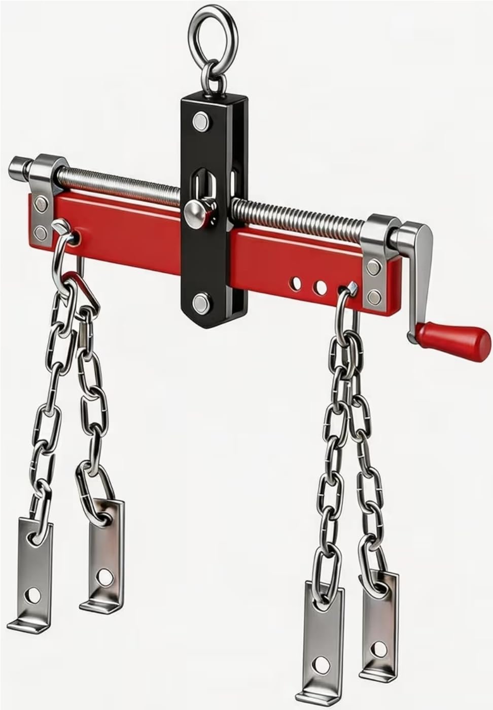 Garvee 2 Ton Engine Hoist, Hydraulic Cherry Picker Engine Crane, Red customer photo 2
