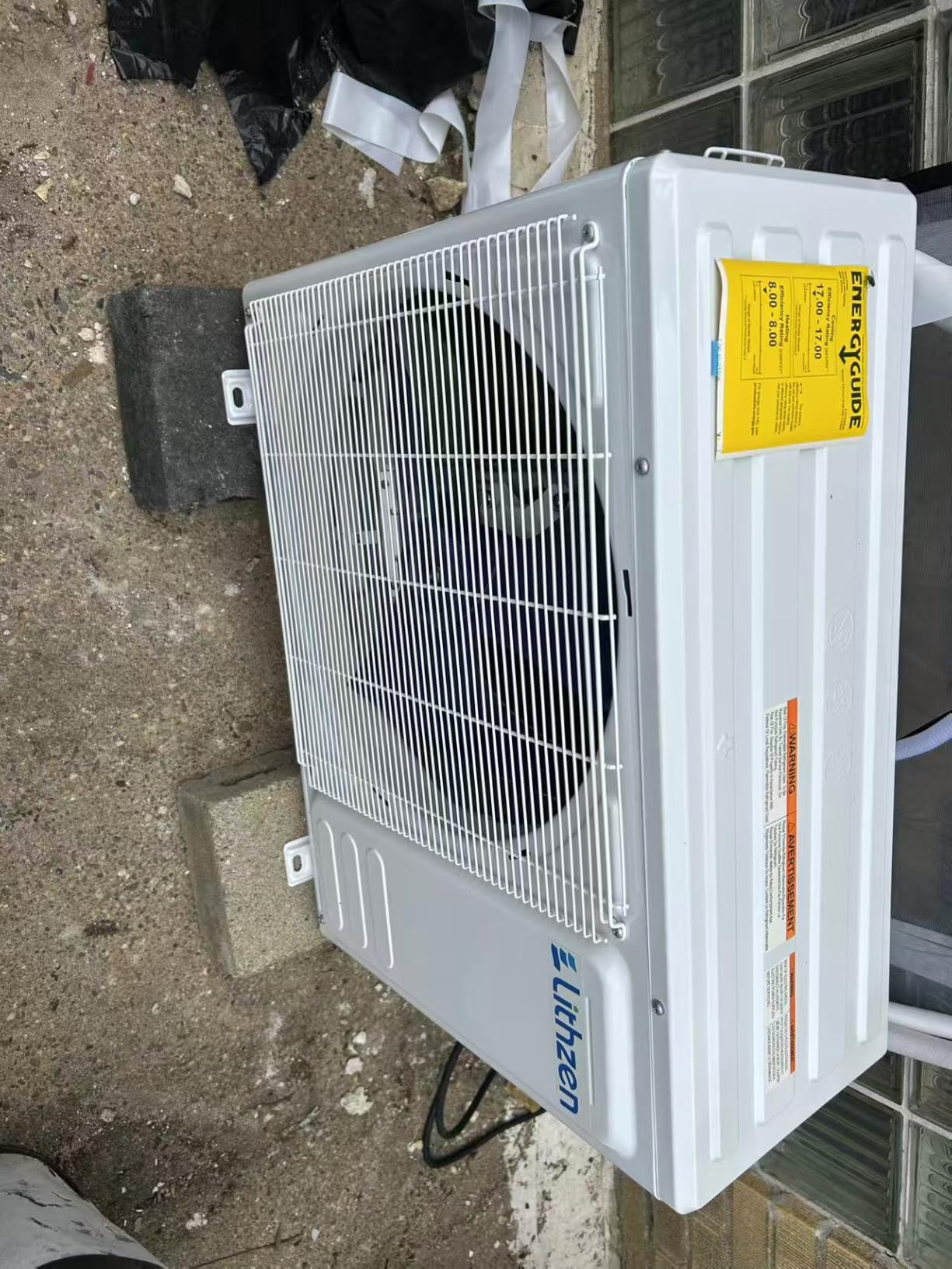 12000 BTU Mini Split AC/Heating System, 17 SEER2 115V customer photo 2