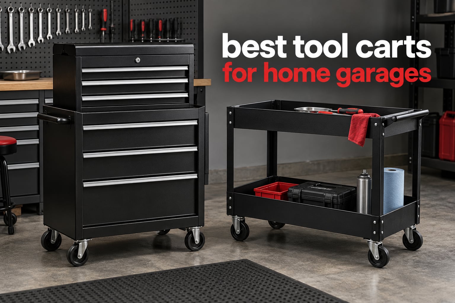 best tool carts for home garages