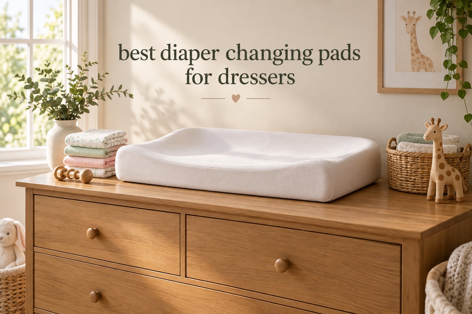 best diaper changing pads for dressers