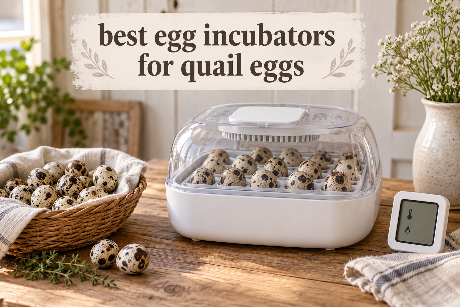 best egg incubators for quail eggs