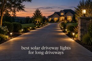 best solar driveway lights for long driveways