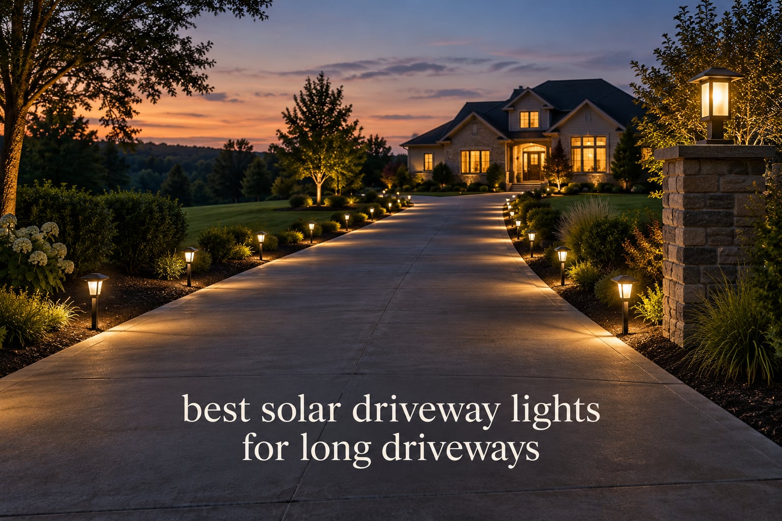 best solar driveway lights for long driveways
