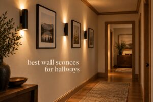 best wall sconces for hallways