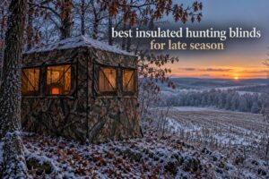 best insulated hunting blinds for late season