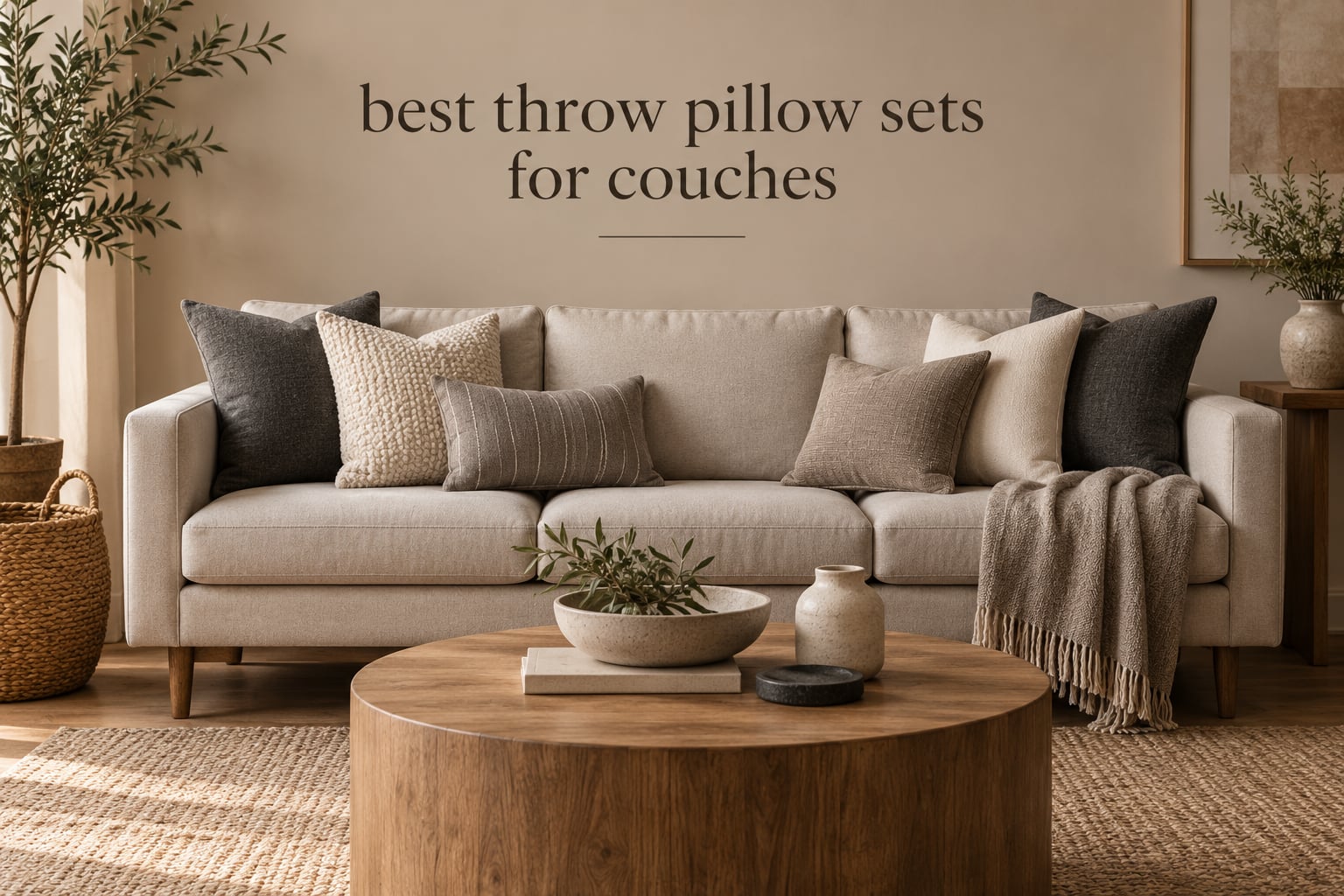 best throw pillow sets for couches