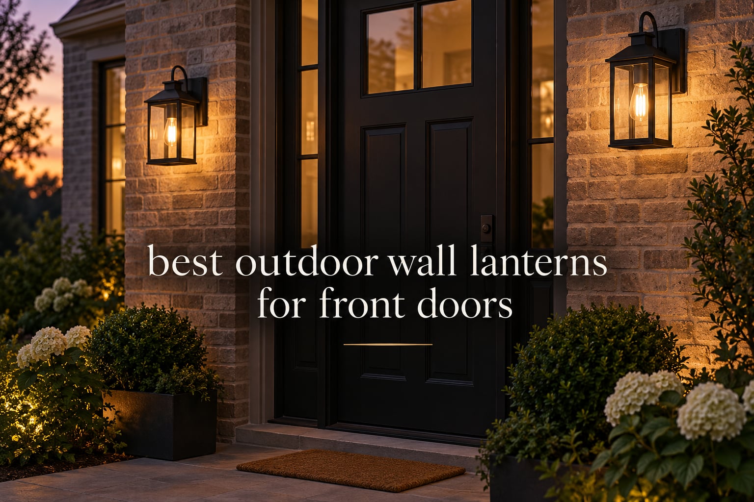best outdoor wall lanterns for front doors