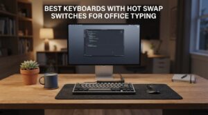best keyboards with hot swap switches for office typing