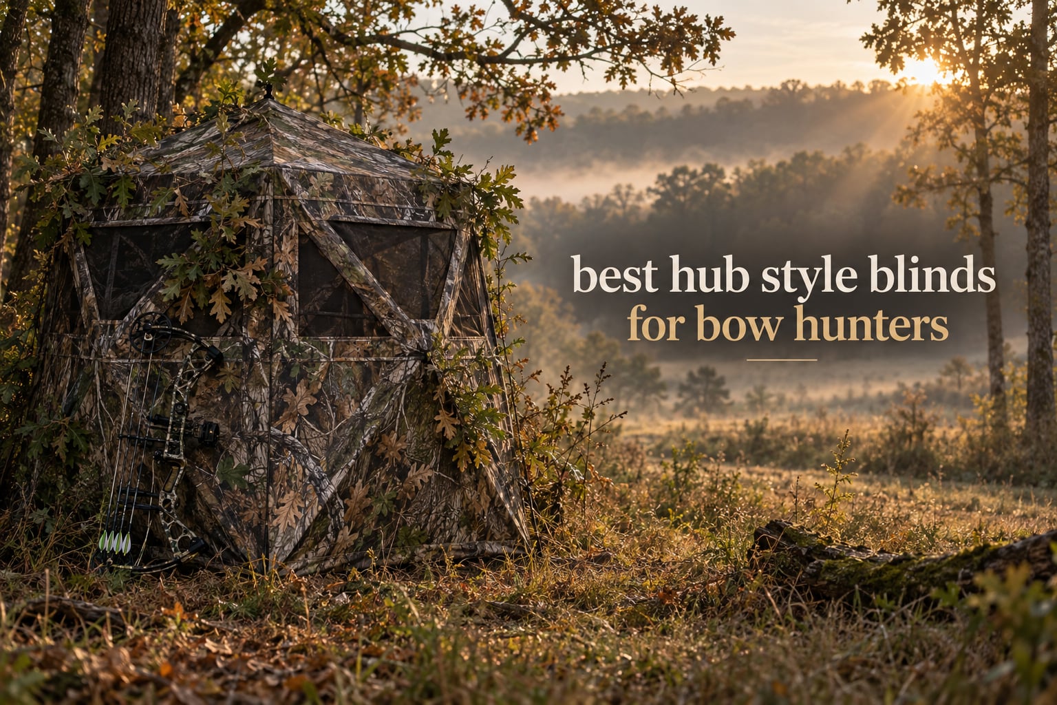 best hub style blinds for bow hunters