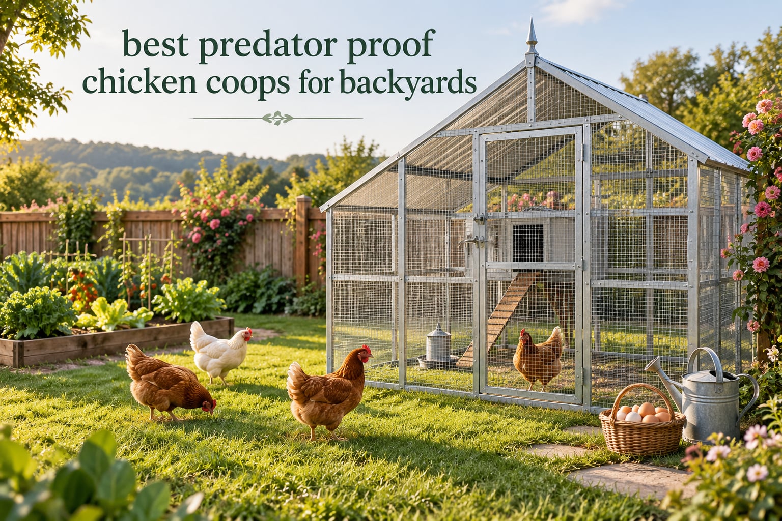 best predator proof chicken coops for backyards