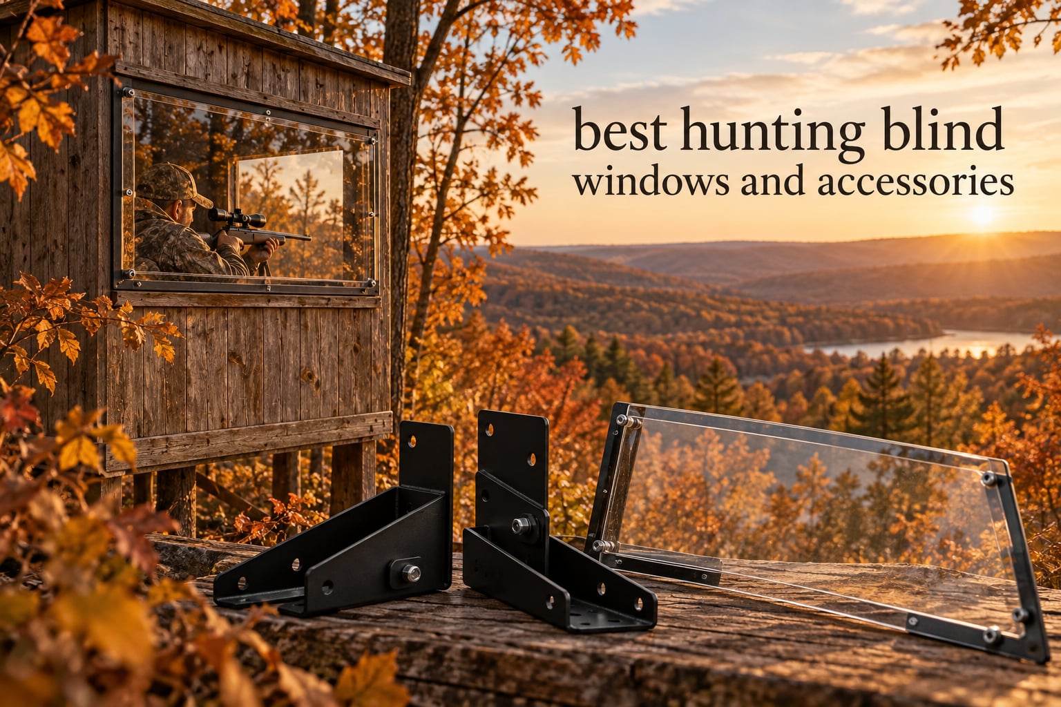 best hunting blind windows and accessories