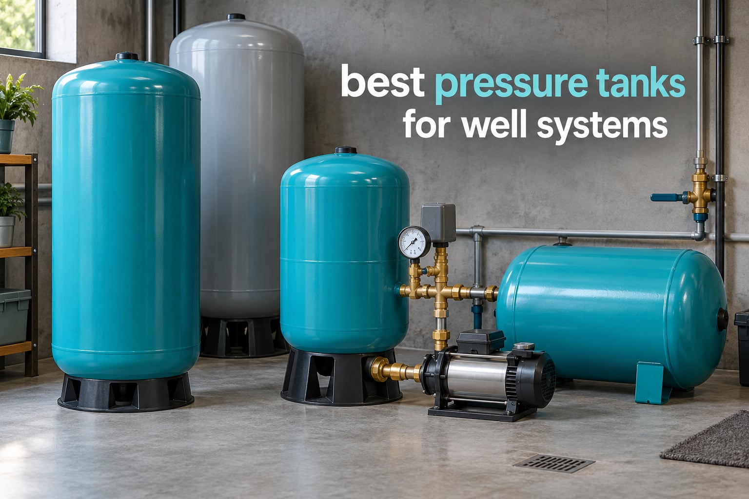 best pressure tanks for well systems