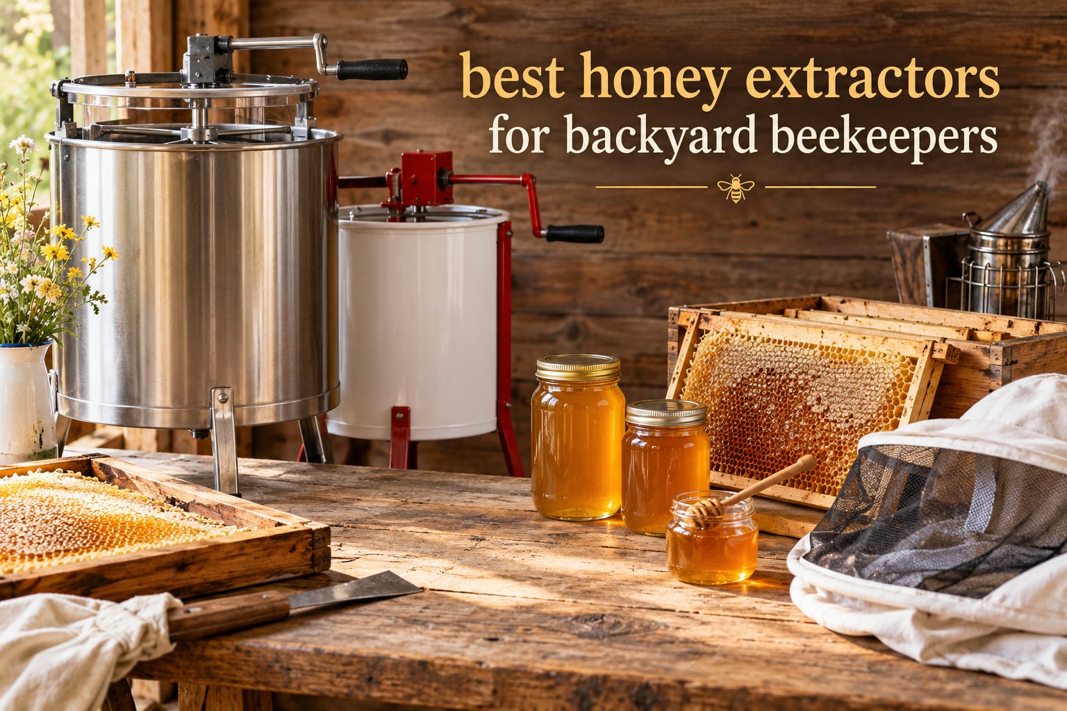 best honey extractors for backyard beekeepers