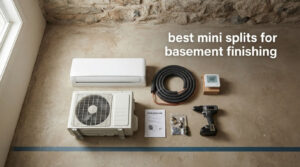 best mini splits for basement finishing