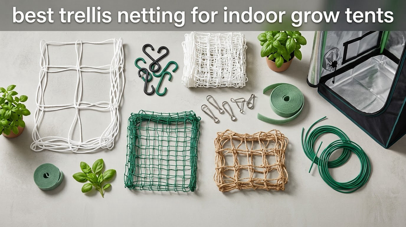 best trellis netting for indoor grow tents