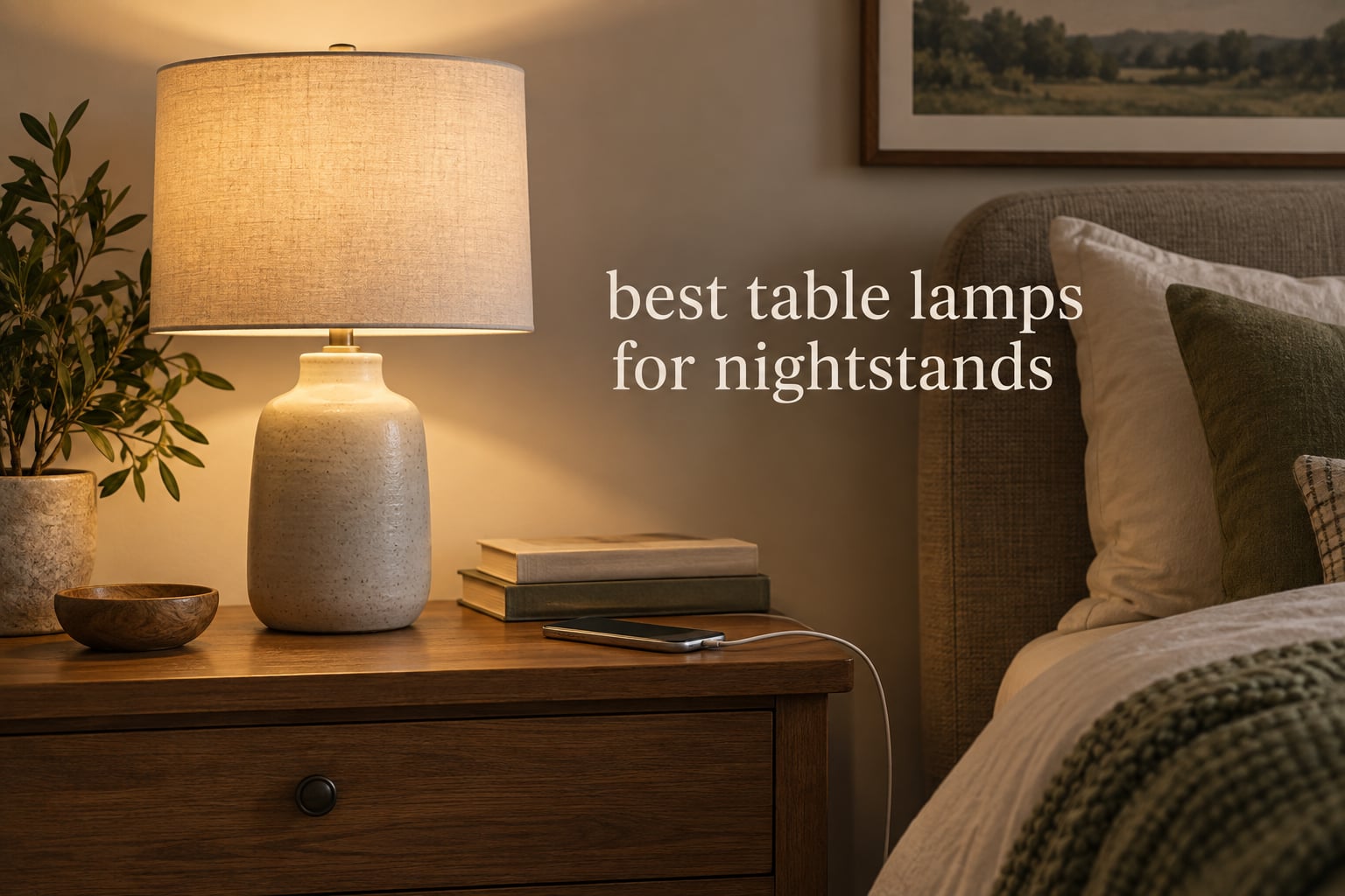 best table lamps for nightstands