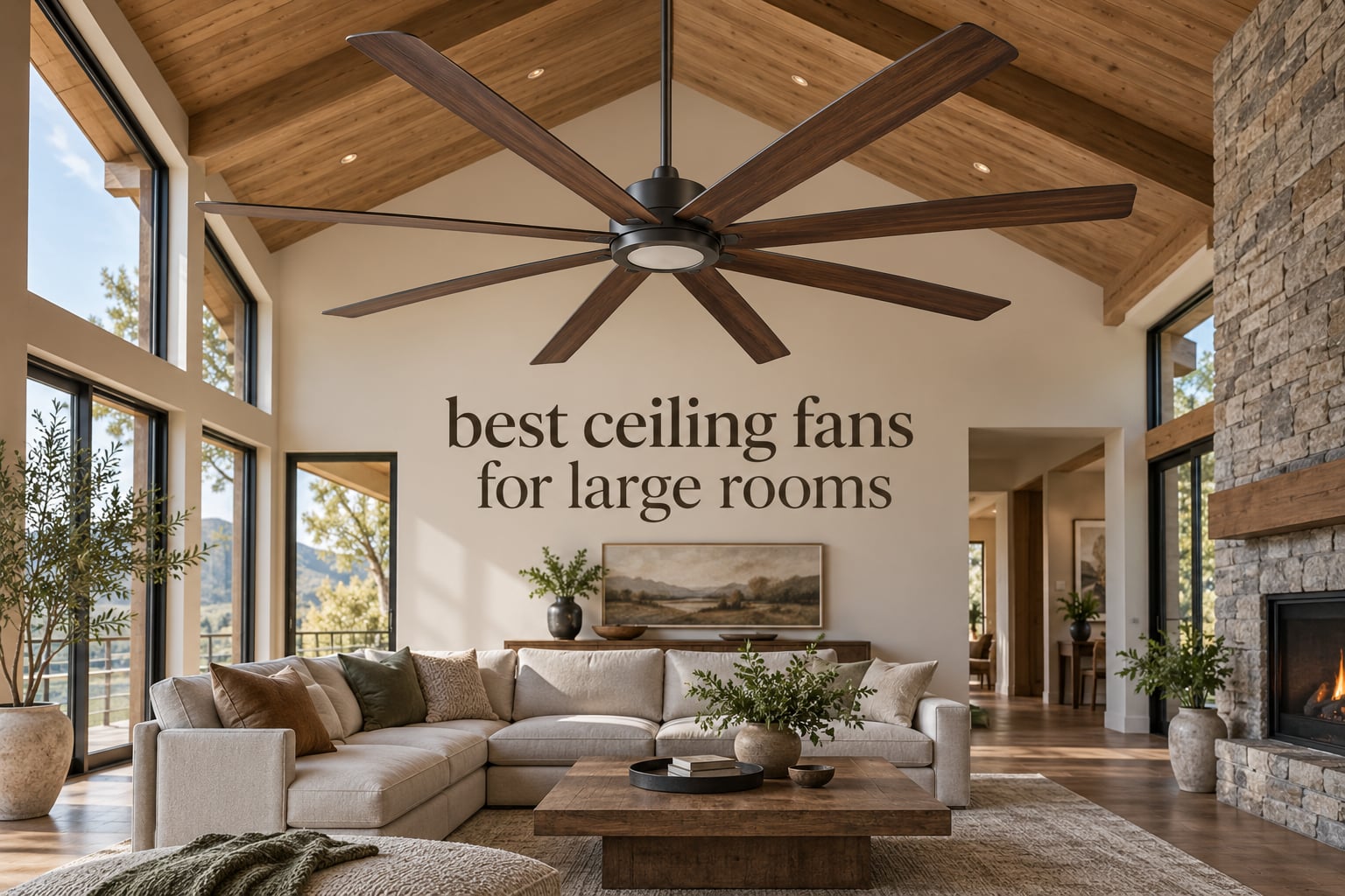 best ceiling fans for large rooms