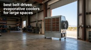 best belt driven evaporative coolers for large spaces
