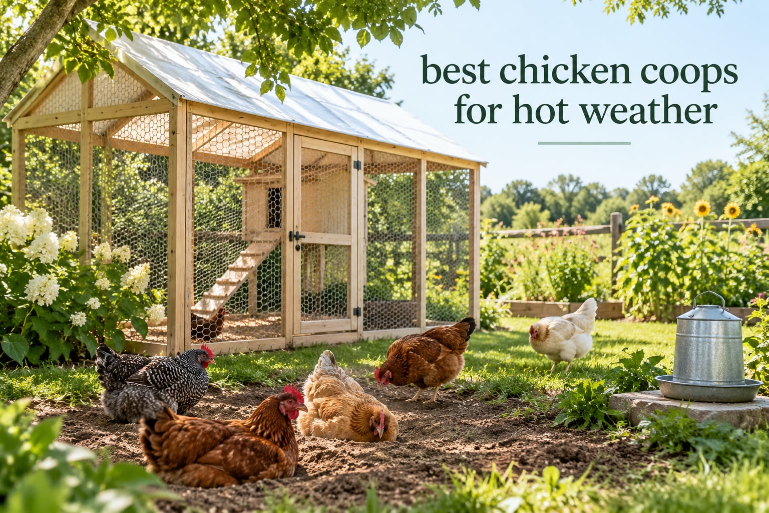 best chicken coops for hot weather