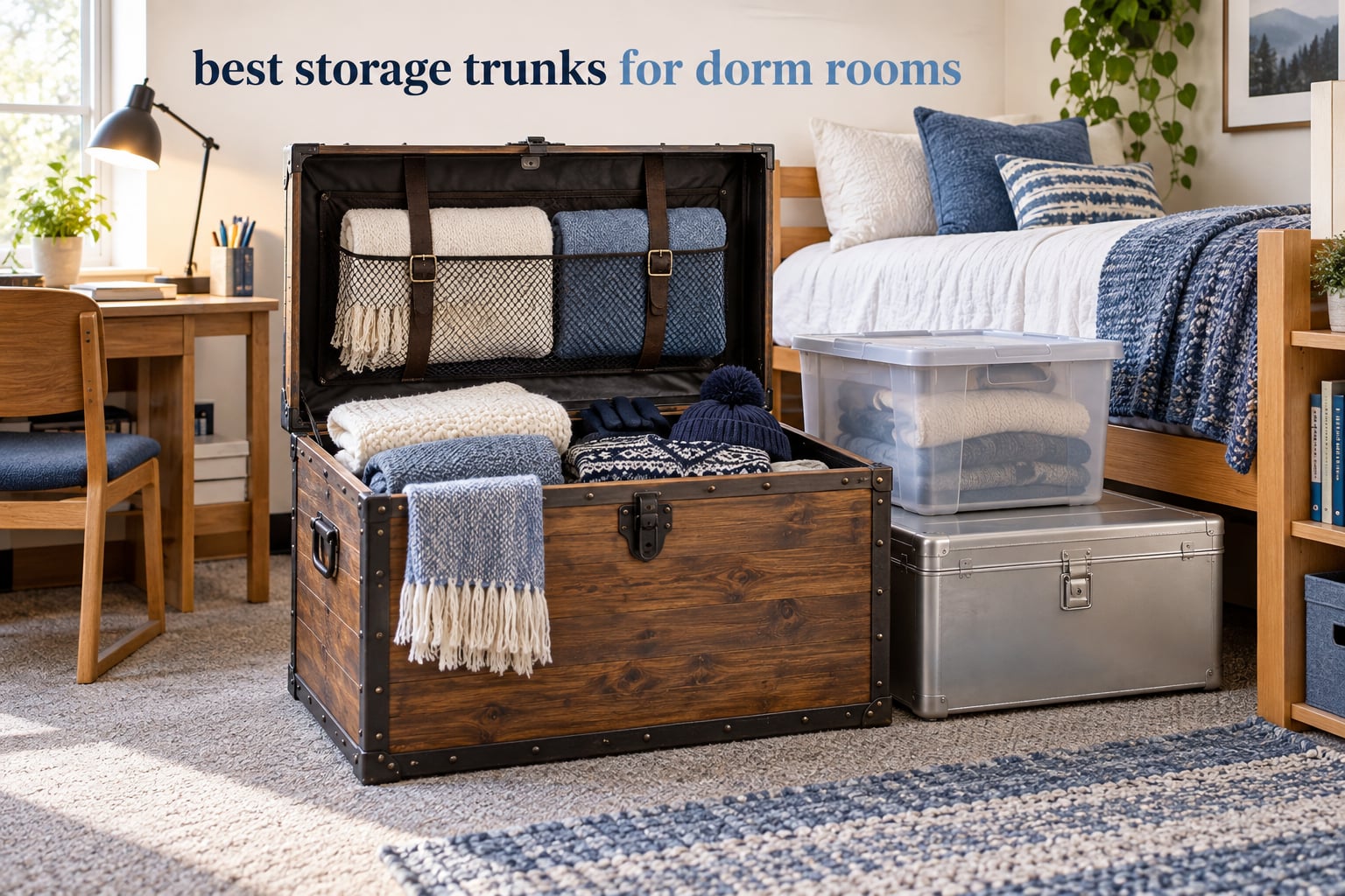 best storage trunks for dorm rooms
