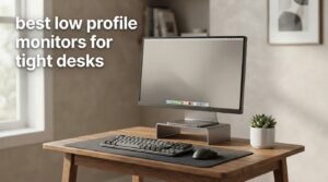 best low profile monitors for tight desks