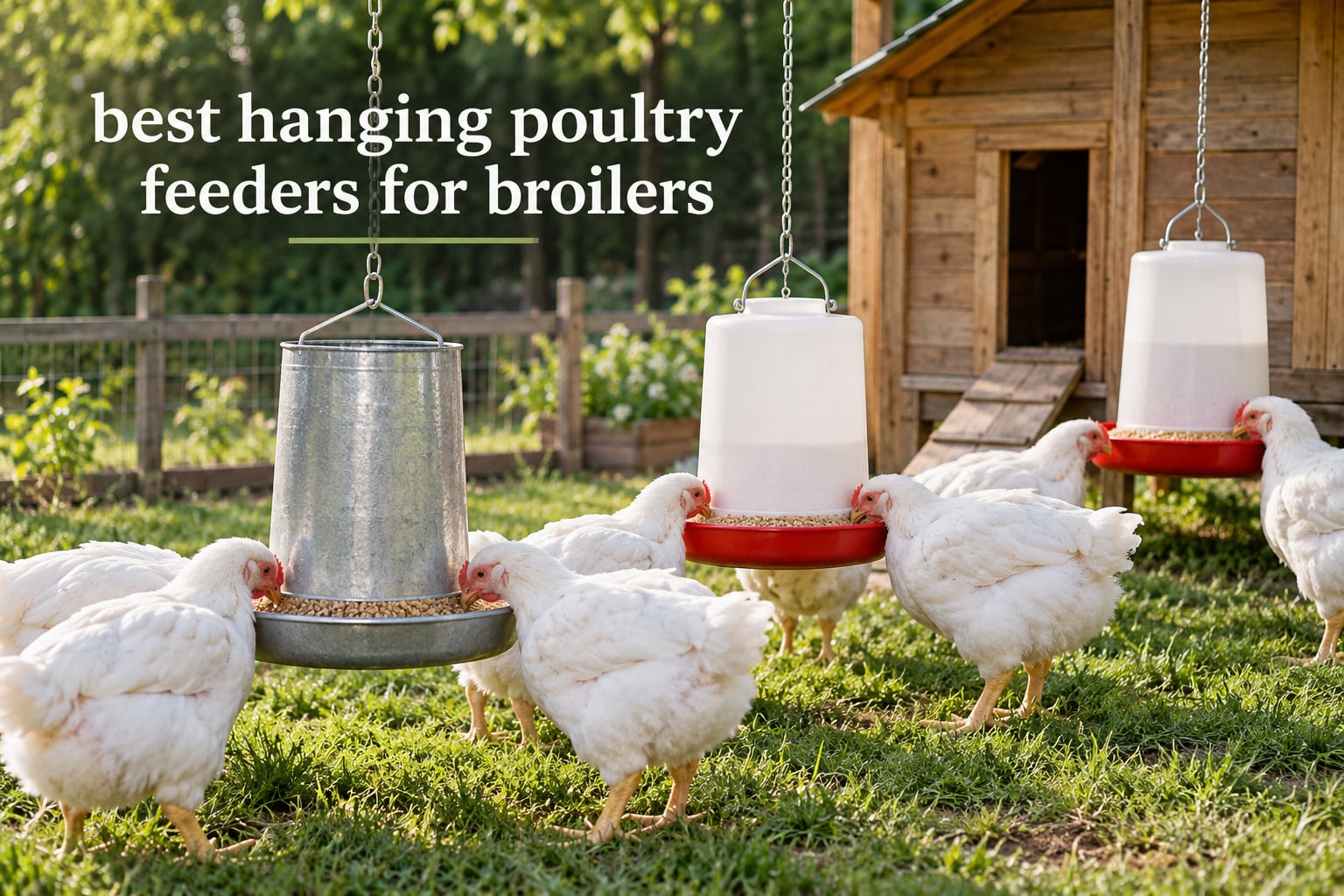 best hanging poultry feeders for broilers