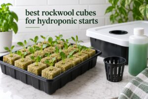 best rockwool cubes for hydroponic starts