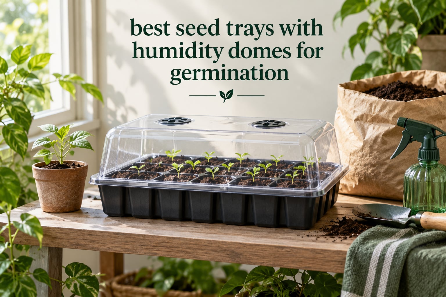 best seed trays with humidity domes for germination