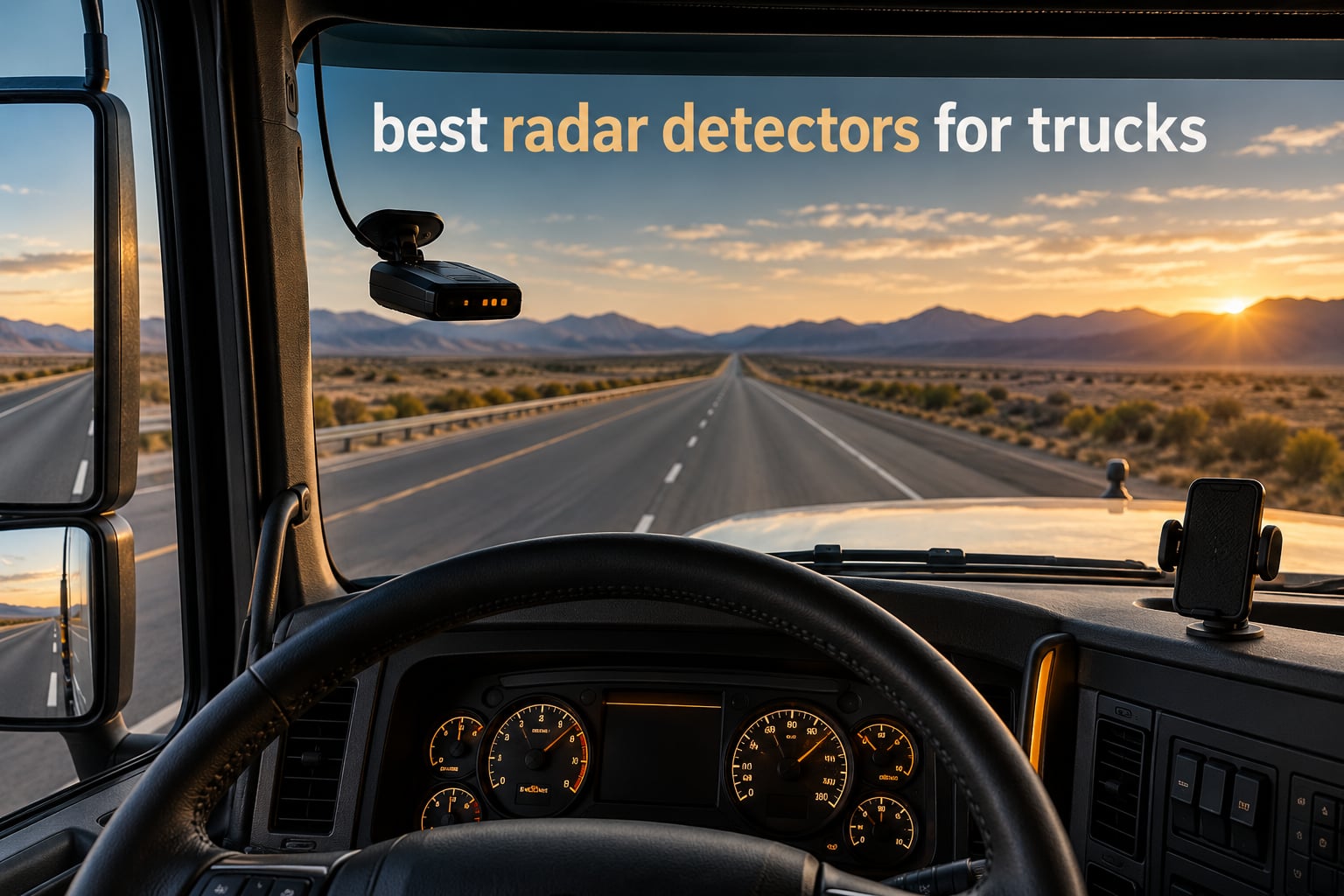 best radar detectors for trucks