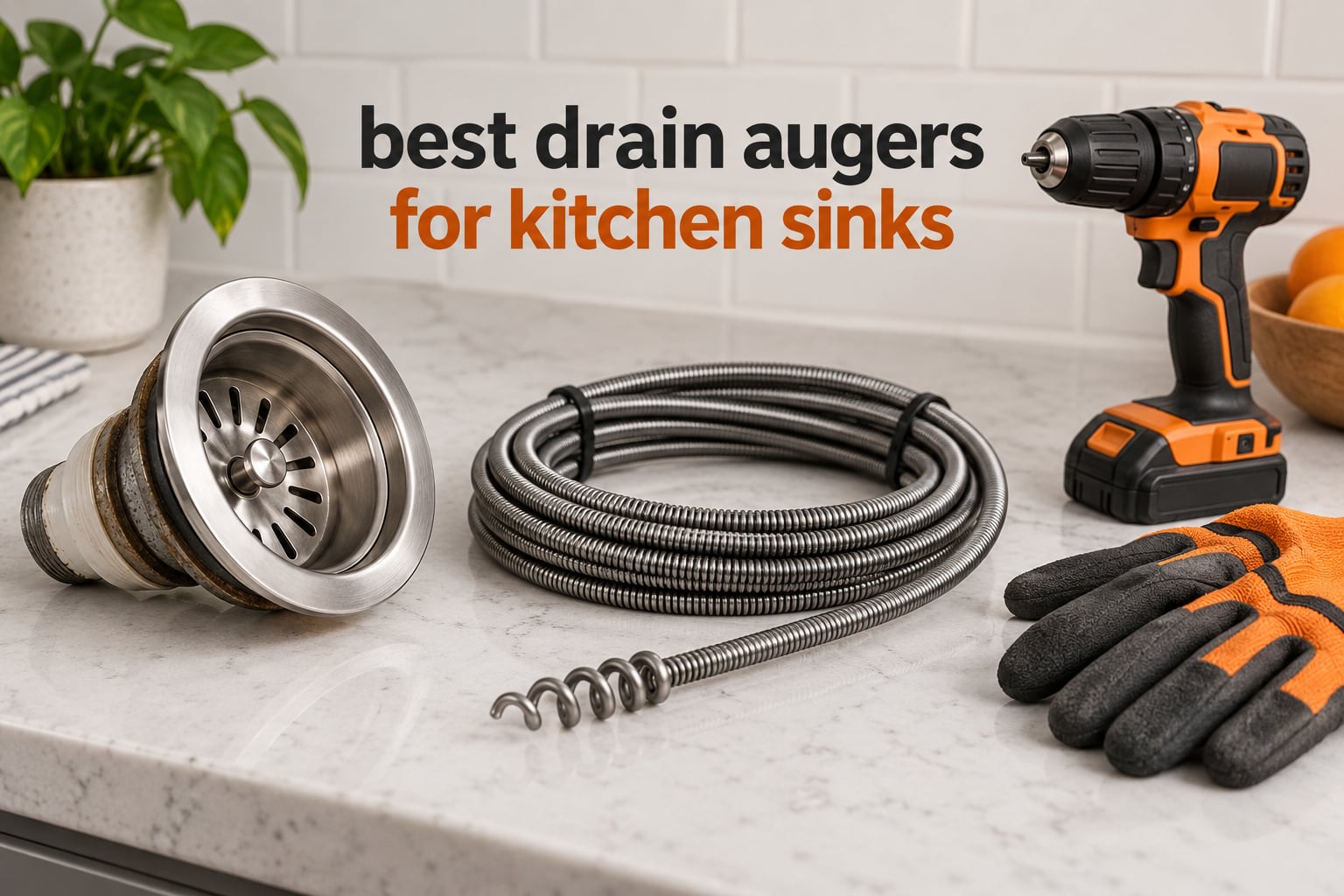 best drain augers for kitchen sinks