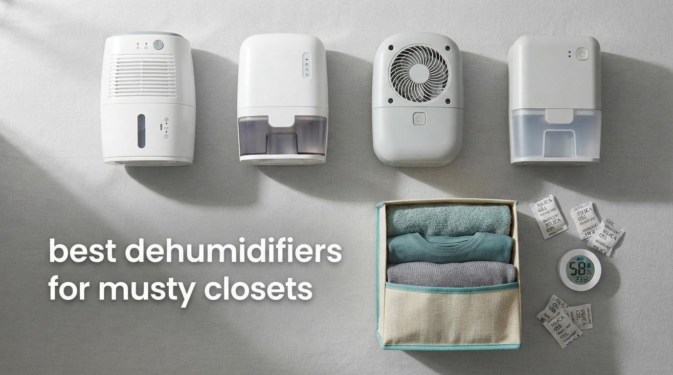 best dehumidifiers for musty closets