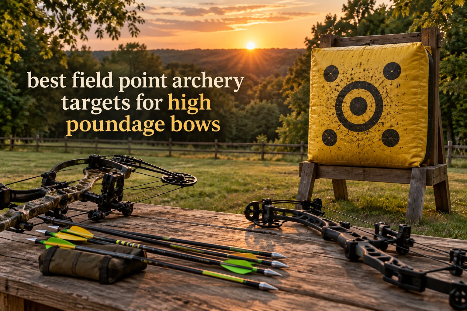 best field point archery targets for high poundage bows