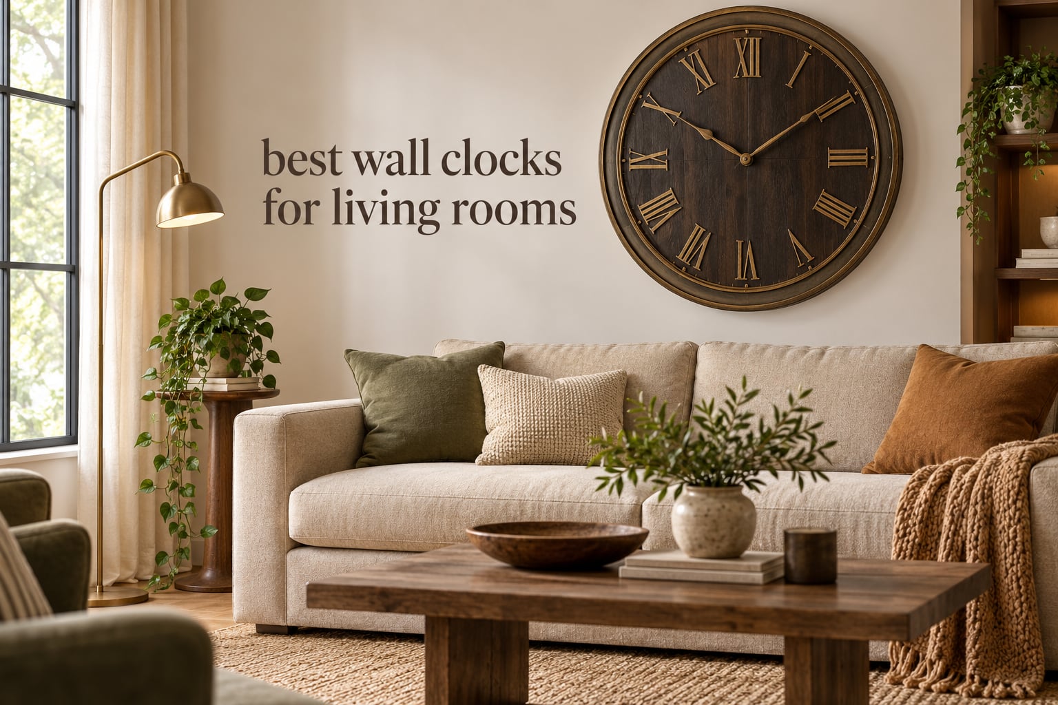 best wall clocks for living rooms