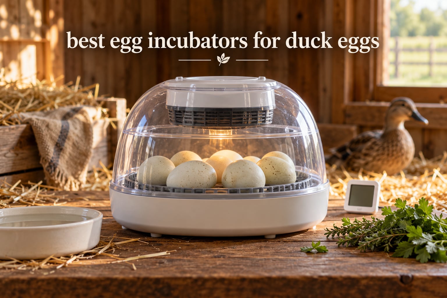 best egg incubators for duck eggs